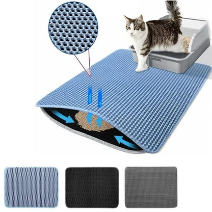 Double-Layer Honeycomb Litter Trapping Mat