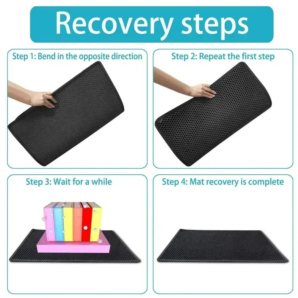 Double-Layer Honeycomb Litter Trapping Mat