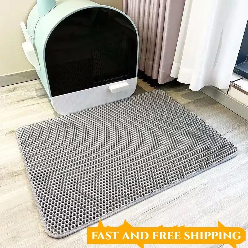 Double-Layer Honeycomb Litter Trapping Mat