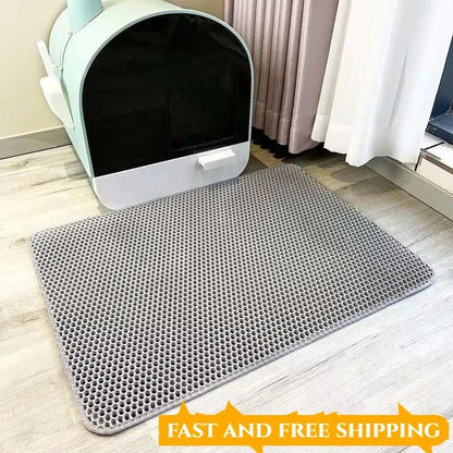 Double-Layer Honeycomb Litter Trapping Mat
