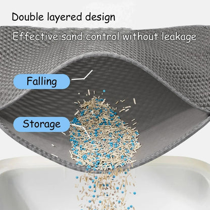 Large Advanced Honeycomb Double-Layer Litter Mat