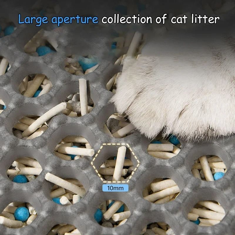 Large Advanced Honeycomb Double-Layer Litter Mat