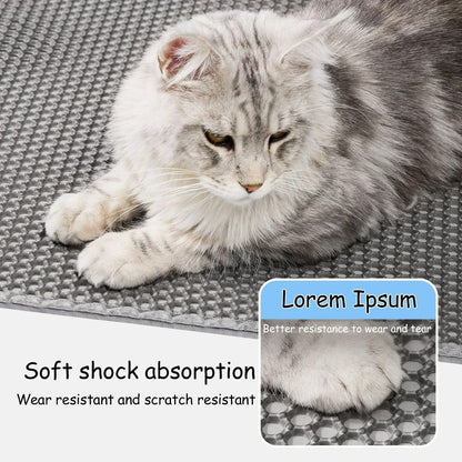 Large Advanced Honeycomb Double-Layer Litter Mat