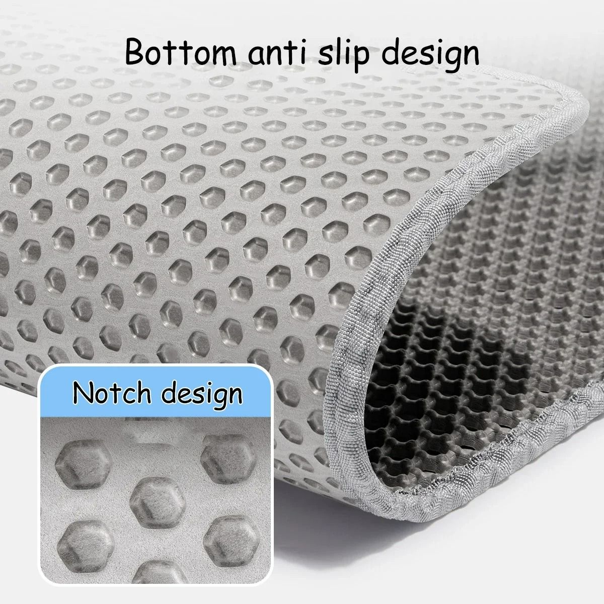 Large Advanced Honeycomb Double-Layer Litter Mat
