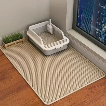 Large Advanced Honeycomb Double-Layer Litter Mat