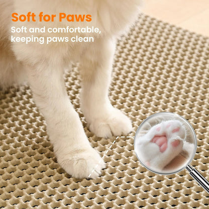Advanced Honeycomb Double-Layer Litter Trapping Mat