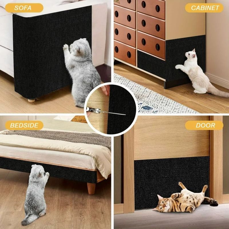 Custom-Fit Trimmable Cat Scratching Carpet