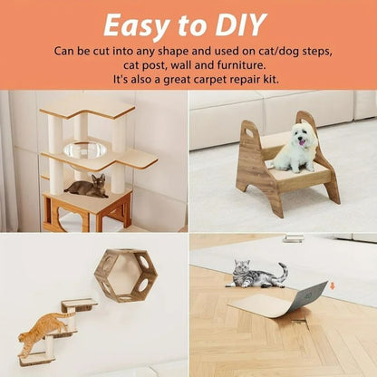 Custom-Fit Trimmable Cat Scratching Carpet