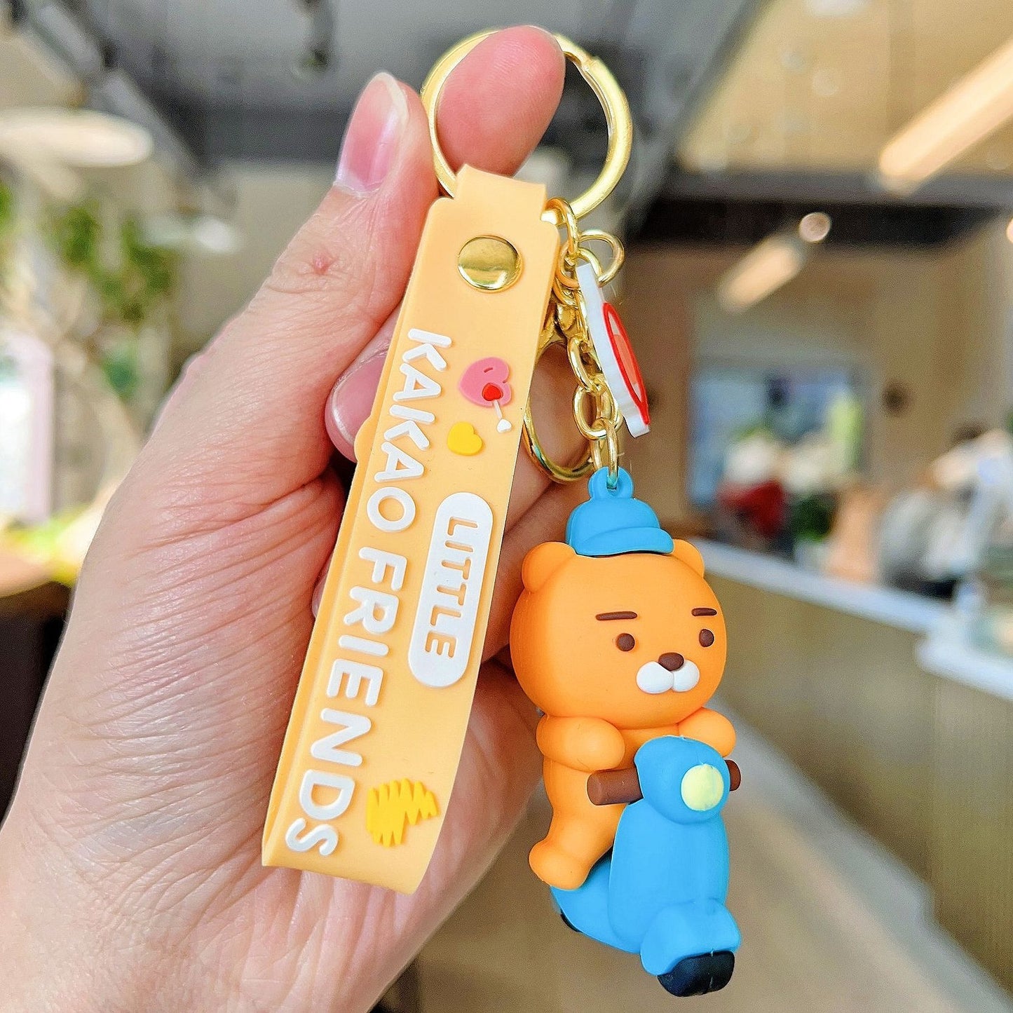 Choonsik Silicone Keychain Doll for Bags, Cars & Cute Korean Gift Accessories