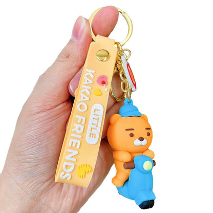 Choonsik Silicone Keychain Doll for Bags, Cars & Cute Korean Gift Accessories