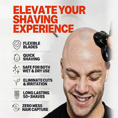 Titanium 5-Head Replacement Blade for Bald Head Electric Shavers