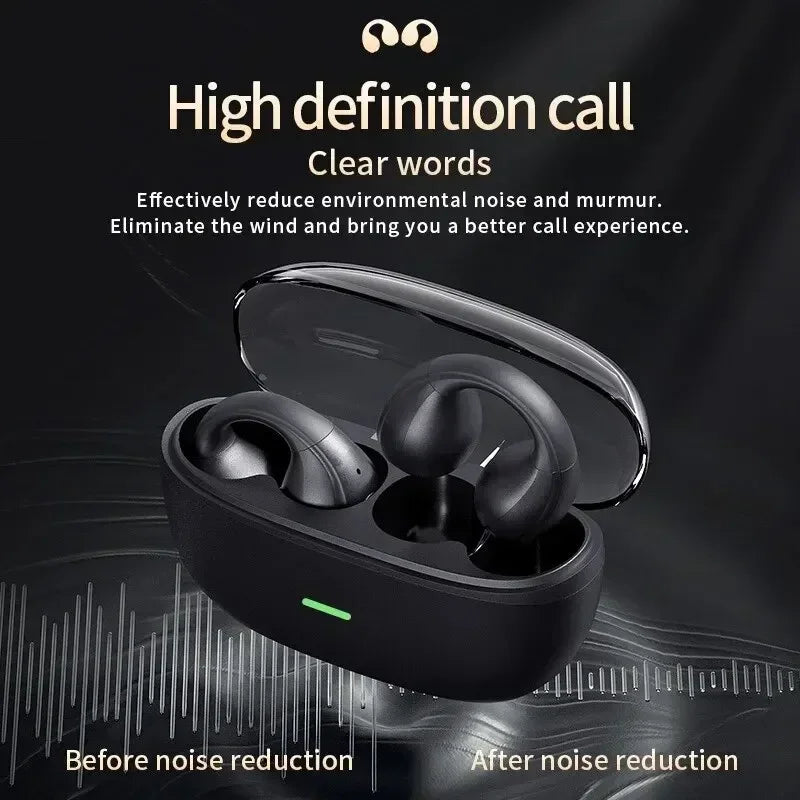 AeroClip Pro Wireless Earbuds with Noise Canceling HD Calls