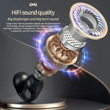 AeroClip Pro Wireless Earbuds with Noise Canceling HD Calls