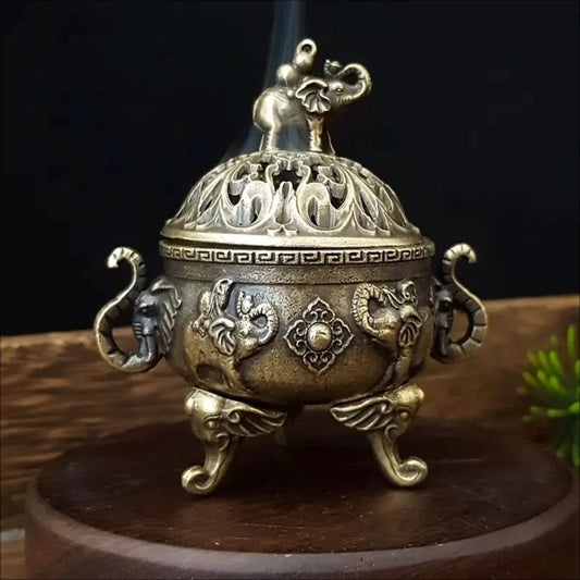 Elephant Incense Burner Aromatherapy Ornament