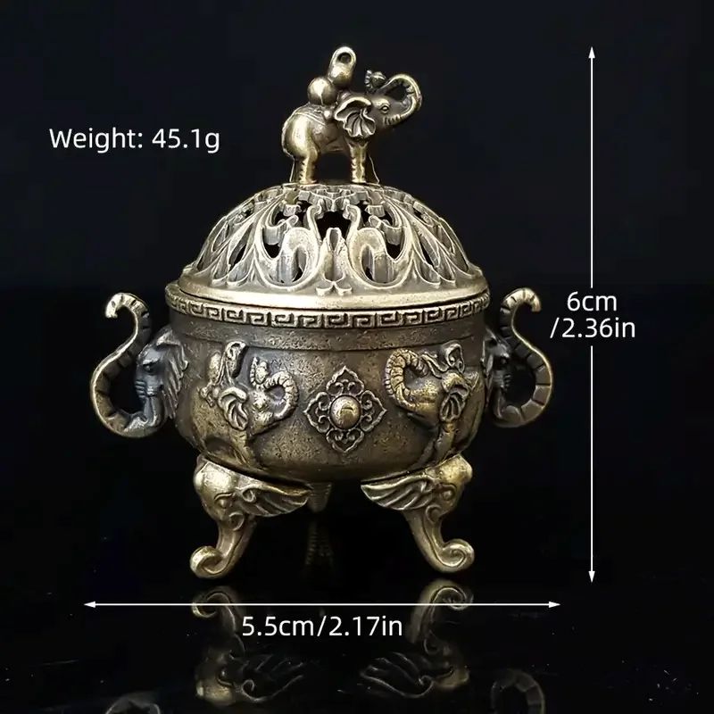 Elephant Incense Burner Aromatherapy Ornament