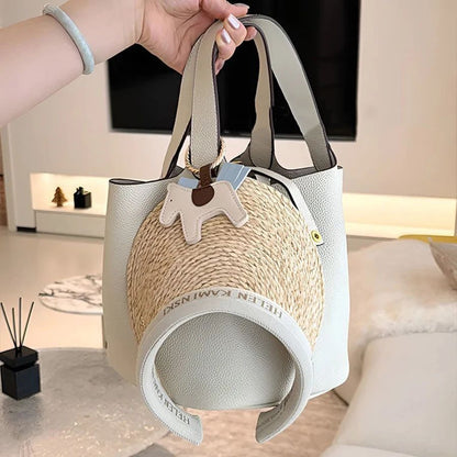 Magnetic Hat Clip for Bags – PU Leather Travel Hat Holder & Sunglasses Clip Accessory