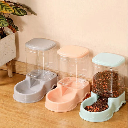 3.8L Automatic Pet Feeder and Cat Water Dispenser Bowl