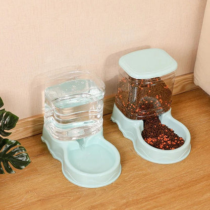 3.8L Automatic Pet Feeder and Cat Water Dispenser Bowl