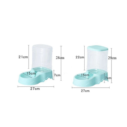 3.8L Automatic Pet Feeder and Cat Water Dispenser Bowl