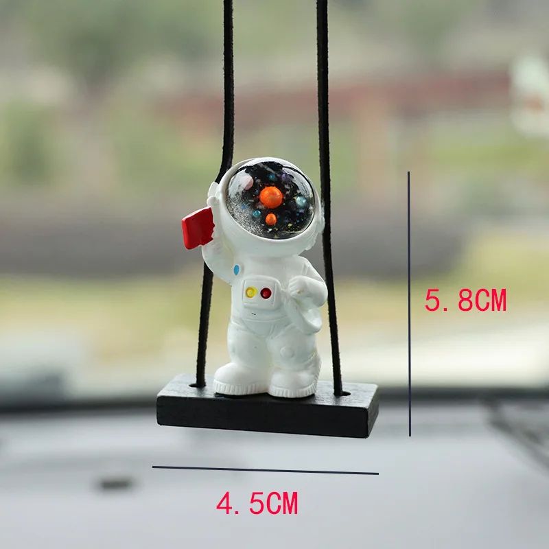 Creative Astronaut Car Hanger Pendant – Cute Car Interior Decoration Accessory