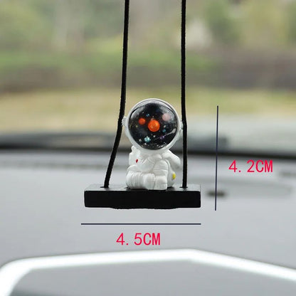 Creative Astronaut Car Hanger Pendant – Cute Car Interior Decoration Accessory