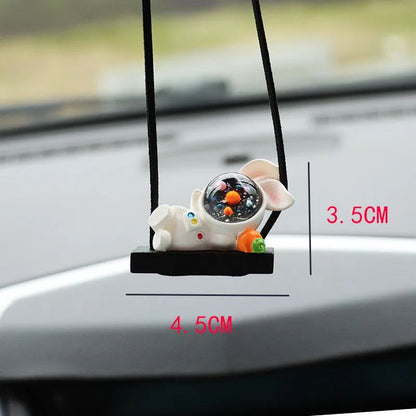 Creative Astronaut Car Hanger Pendant – Cute Car Interior Decoration Accessory