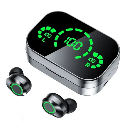SmartTouch TWS Wireless Bluetooth Earbuds with LED Charging Case and HD Mic