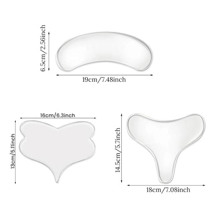 Reusable Silicone Chest Wrinkle Patch Anti Aging Skin Smoothing Pad