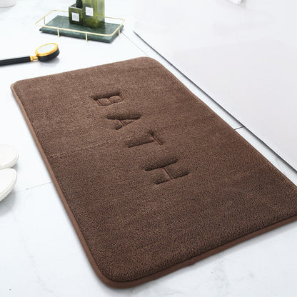 CloudSoft Memory Foam Bath Mat Super Absorbent Bath Mat with Non Slip Backing for Bathroom & Kitchen