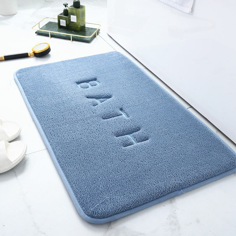 CloudSoft Memory Foam Bath Mat Super Absorbent Bath Mat with Non Slip Backing for Bathroom & Kitchen