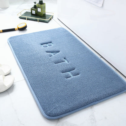 CloudSoft Memory Foam Bath Mat Super Absorbent Bath Mat with Non Slip Backing for Bathroom & Kitchen
