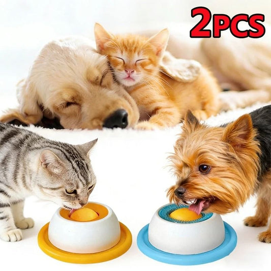 Interactive Circular Lick Mat & Slow Feeder