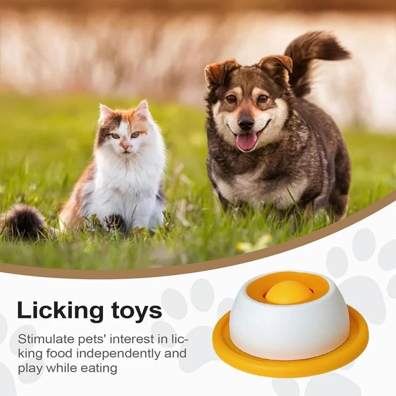 Interactive Circular Lick Mat & Slow Feeder