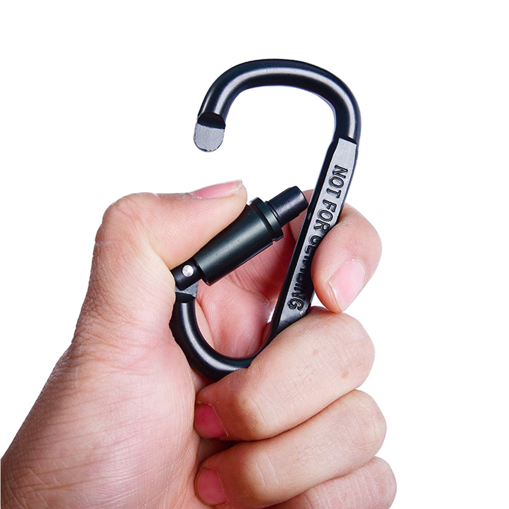 AdventureLock Aluminum Carabiner Clip Set for Keys, Gear & Everyday Carry
