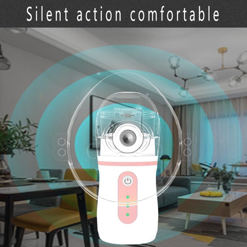 N5S Portable Mesh Nebulizer for Adults & Kids Quiet USB Handheld Portable Nebulizer Machine