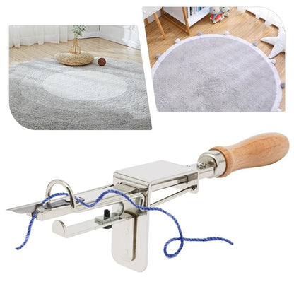 Manual Tufting Tool for DIY Rug Making and Carpet Fabric Crafting
