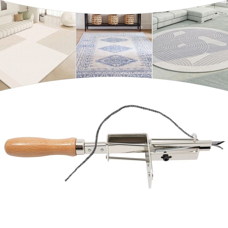 Manual Tufting Tool for DIY Rug Making and Carpet Fabric Crafting