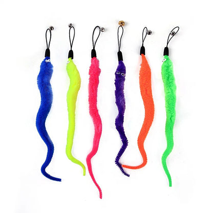 9-Pack Feather Cat Wand Refills for Interactive Indoor Play