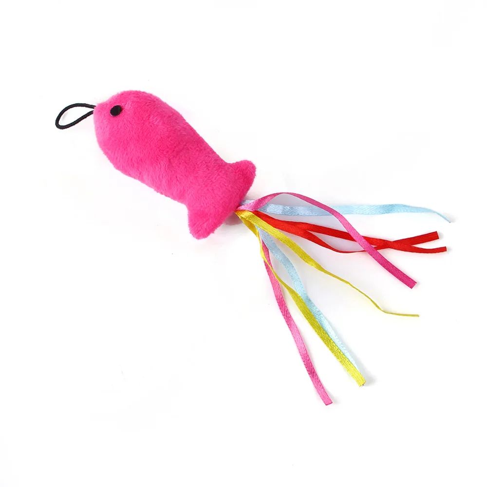 9-Pack Feather Cat Wand Refills for Interactive Indoor Play