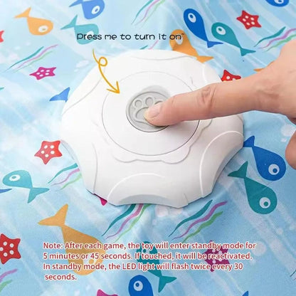 Automatic Cat Turntable Toy with Moving Feather