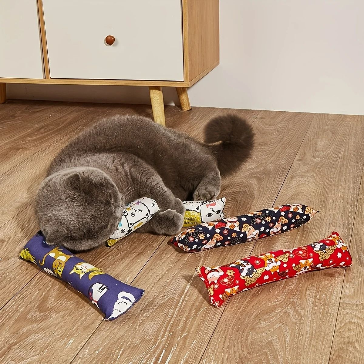 Interactive Plush Teaser Wand – Durable Bite-Resistant Pounce & Chase Toy