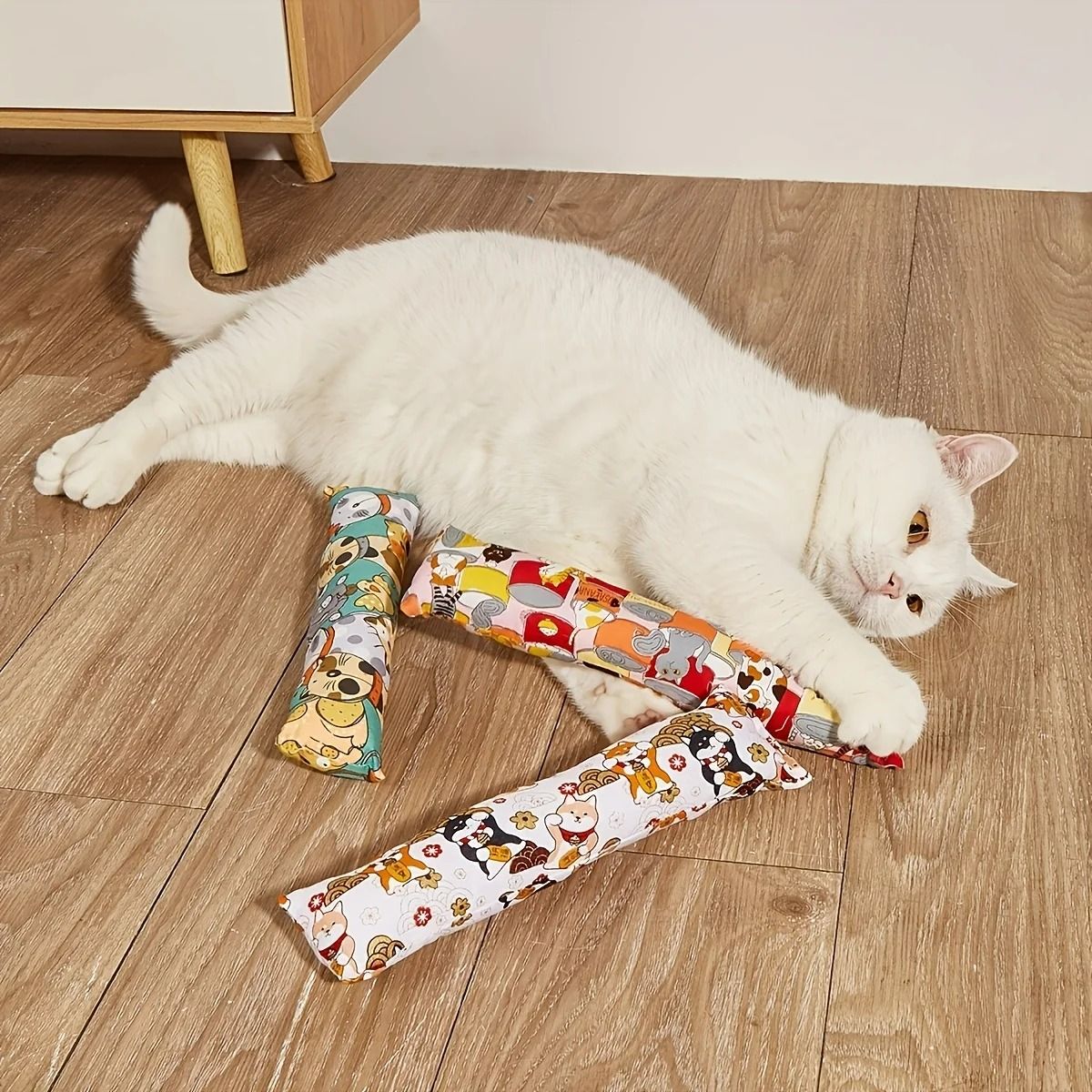 Interactive Plush Teaser Wand – Durable Bite-Resistant Pounce & Chase Toy