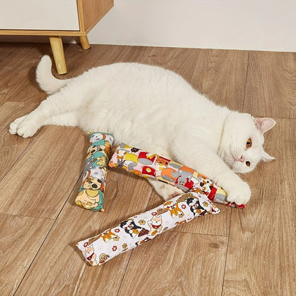 Interactive Plush Teaser Wand – Durable Bite-Resistant Pounce & Chase Toy