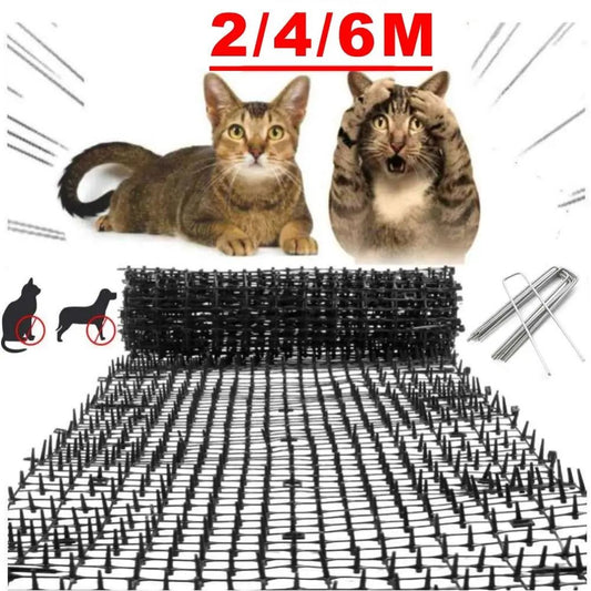 Garden Scat Mat Spike Deterrent – Weatherproof Humane Animal Repellent Strips