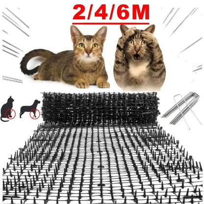 Garden Scat Mat Spike Deterrent – Weatherproof Humane Animal Repellent Strips