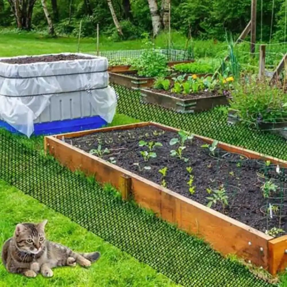 Garden Scat Mat Spike Deterrent – Weatherproof Humane Animal Repellent Strips