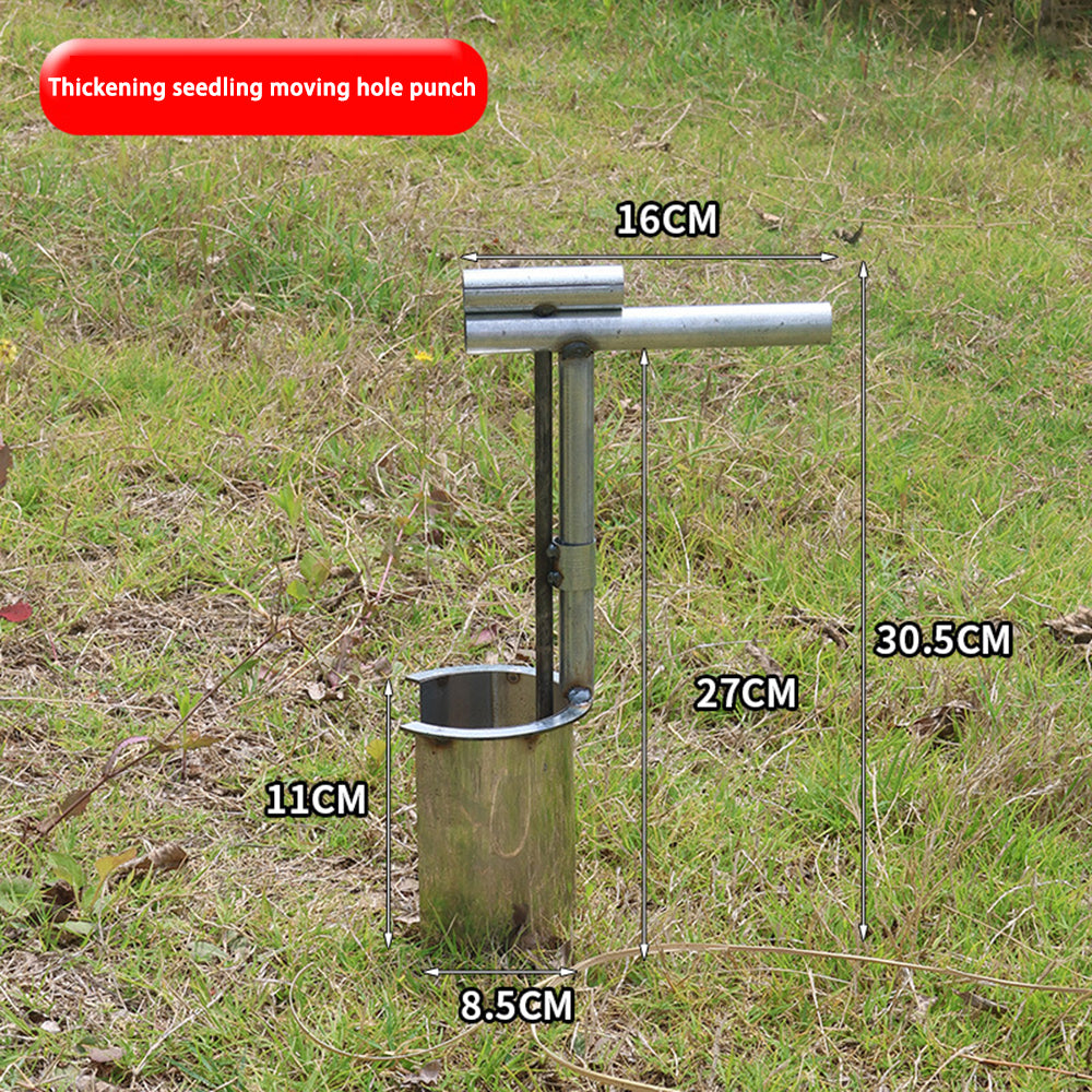 Stainless Steel Seedling Transplanter Tool for Vegetable Garden Planting