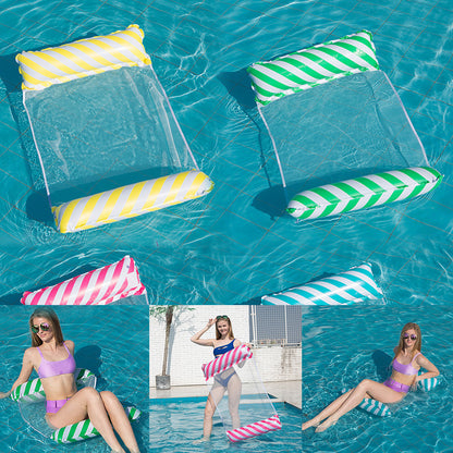 AquaRelax Water Hammock Float Inflatable Pool Lounger for Pool, Beach & Lake Days