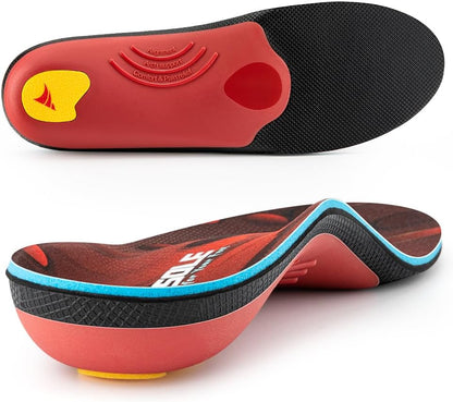 Orthopedic Sport Insoles for Plantar Fasciitis and Flat Feet Support