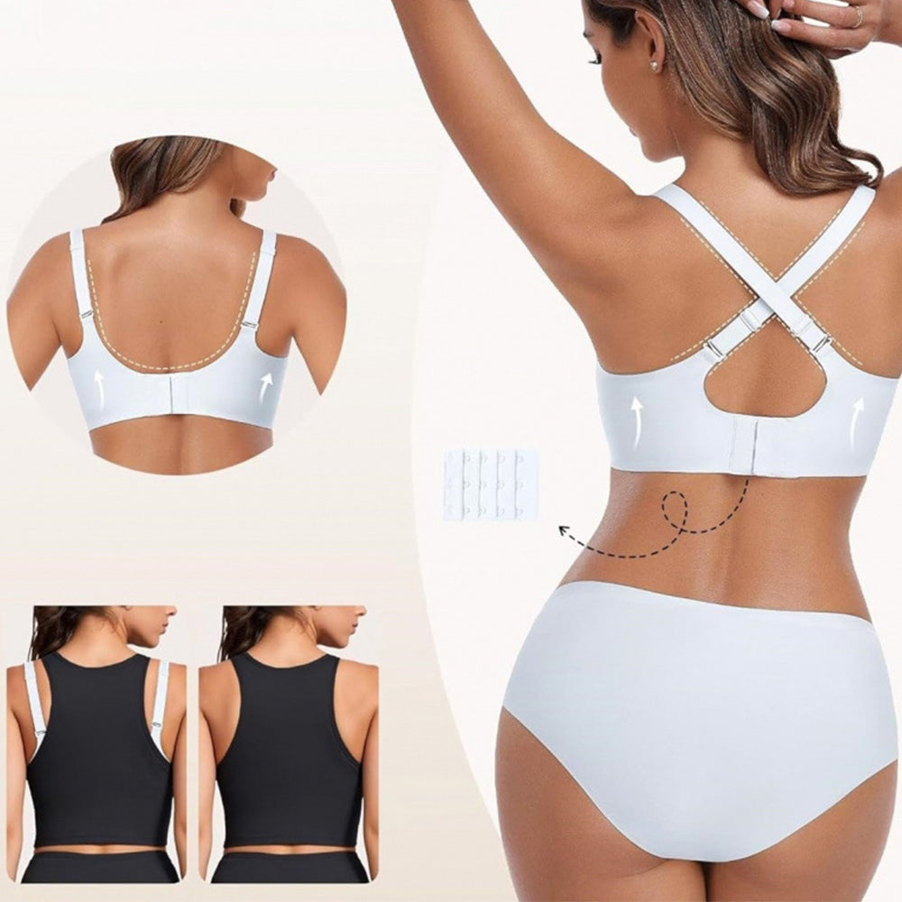 ComfortLift Deep V Wireless Bra Seamless Push Up T-Shirt Bra